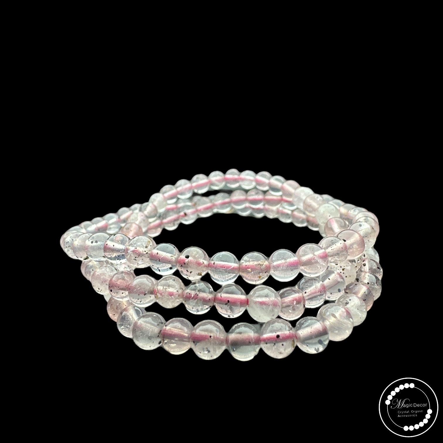 251108-C43 5mm+粉雲母超7 3圈頸鏈