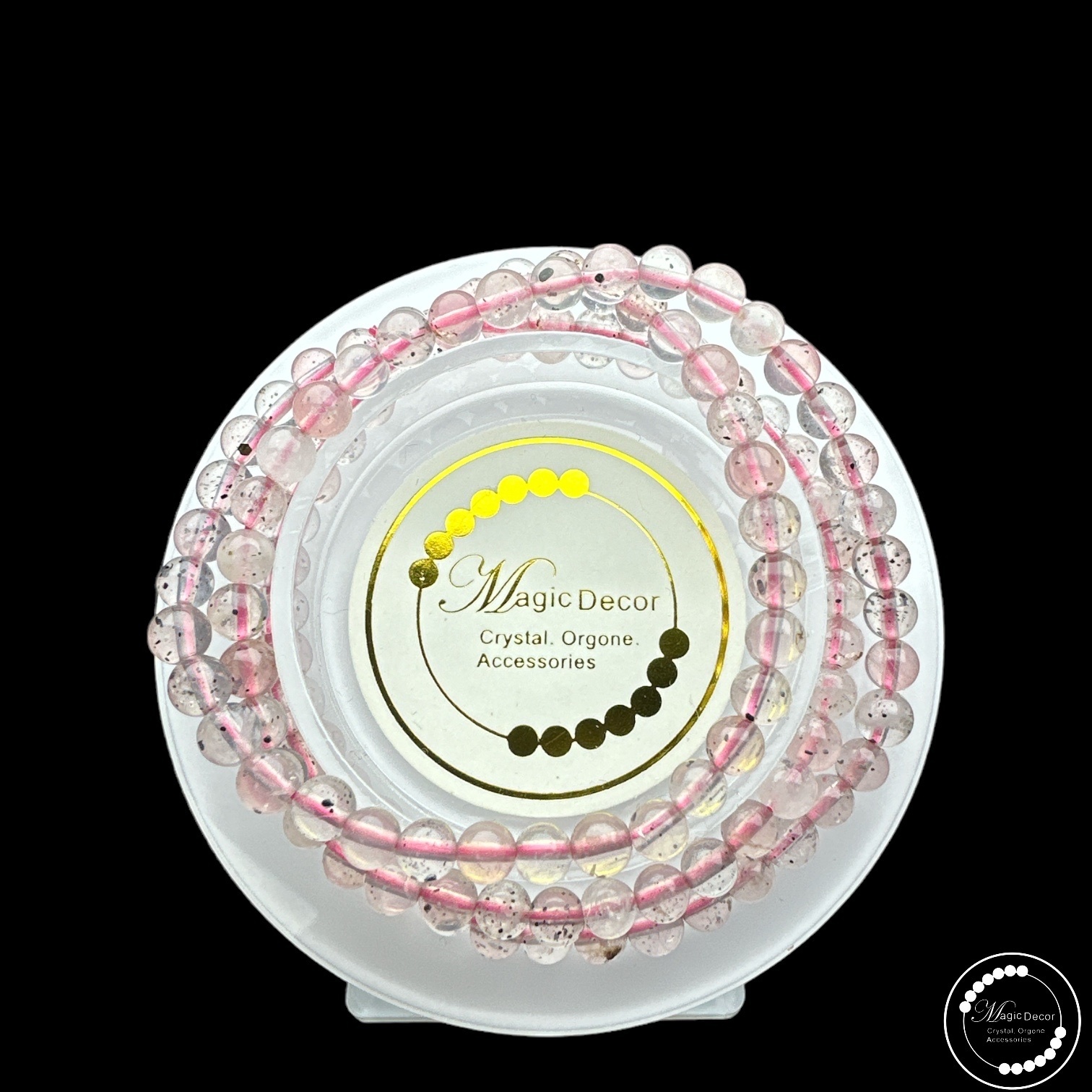 251108-C43 5mm+粉雲母超7 3圈頸鏈