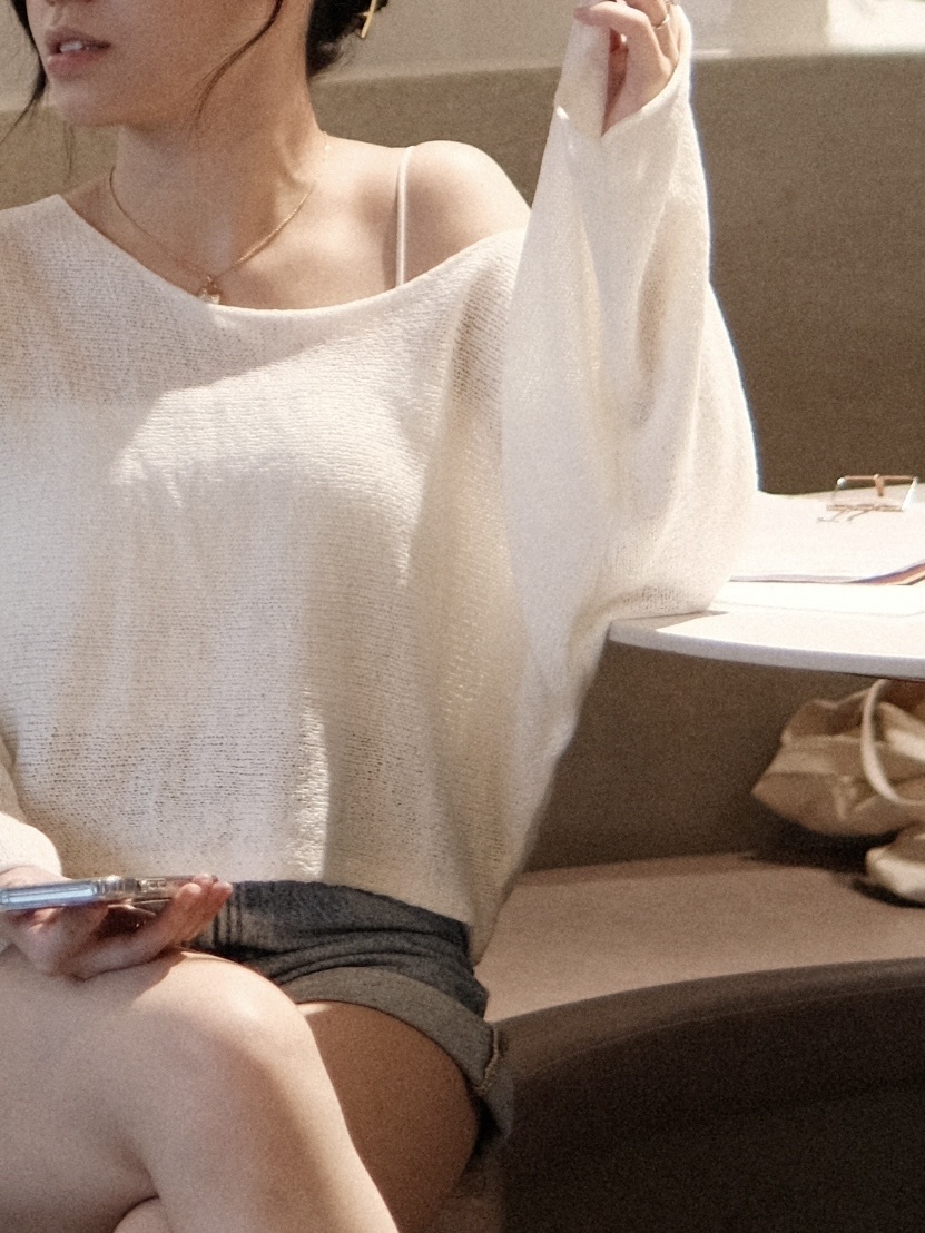 【極高回購率🔝🤎】 捲捲邊慵懶感罩衫| 4colours