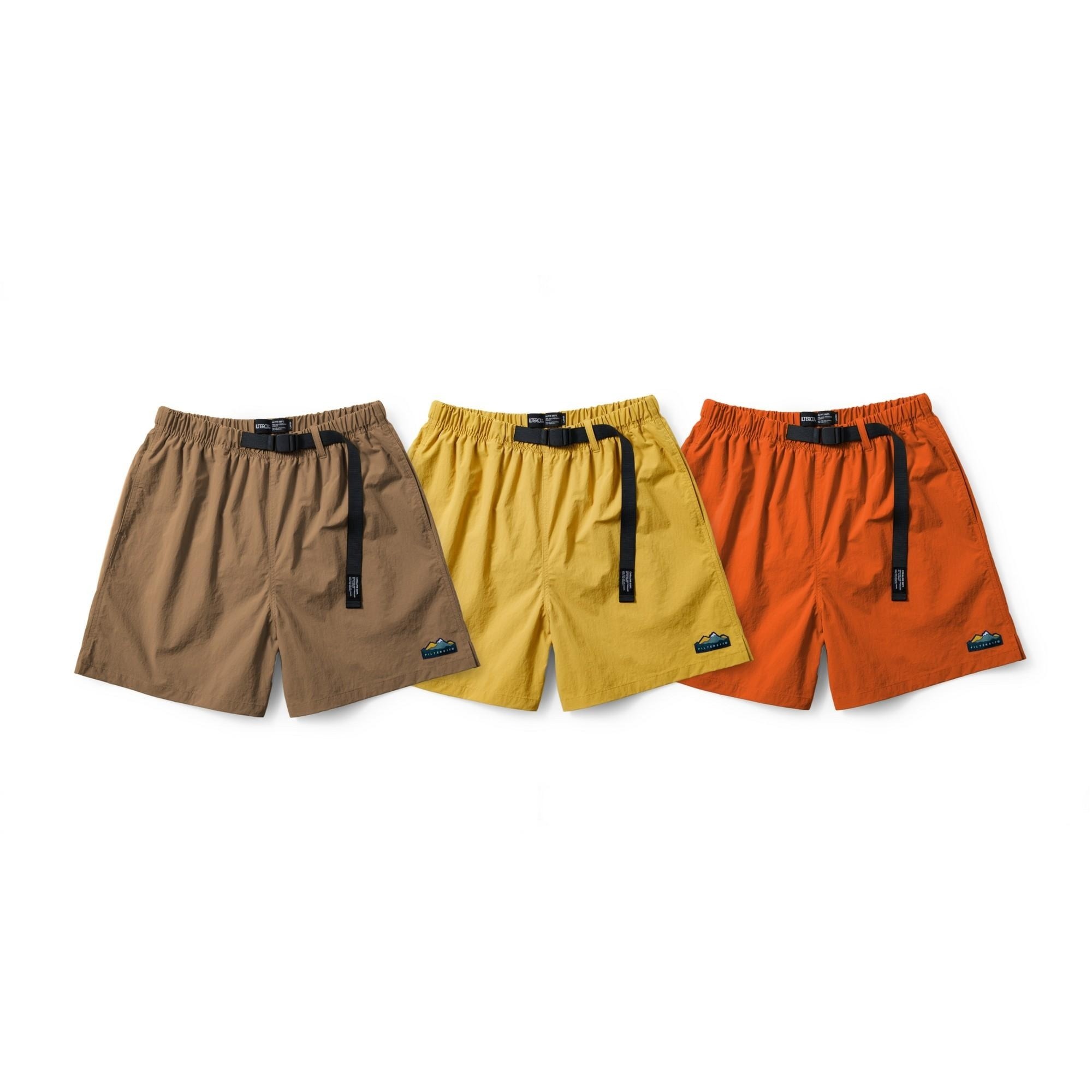 FILTER017® Loose Packable Shorts 便攜收納機能短褲－黃色/橘色/狼棕