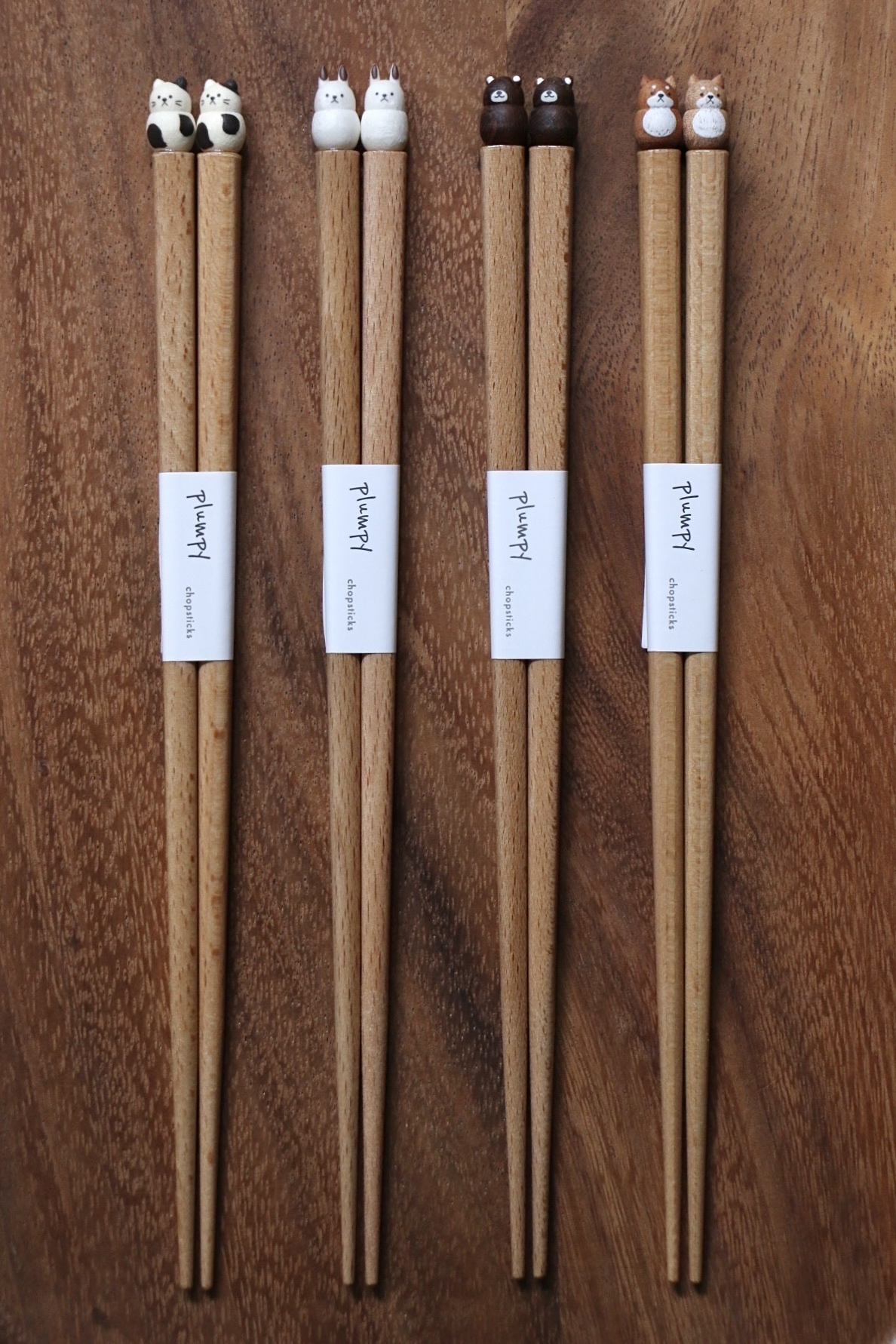 立體動物木筷22.5cm