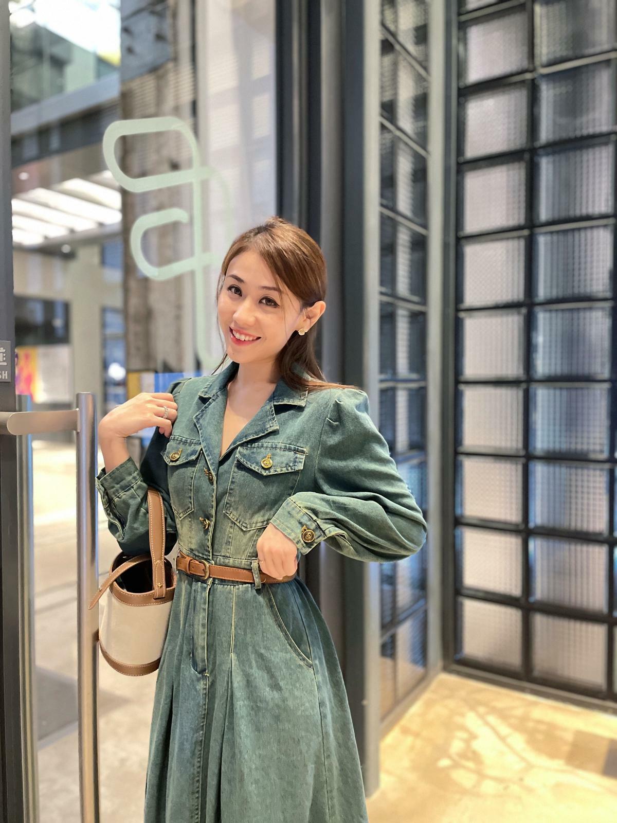 OP#5301 🤍風景畫牛仔裙