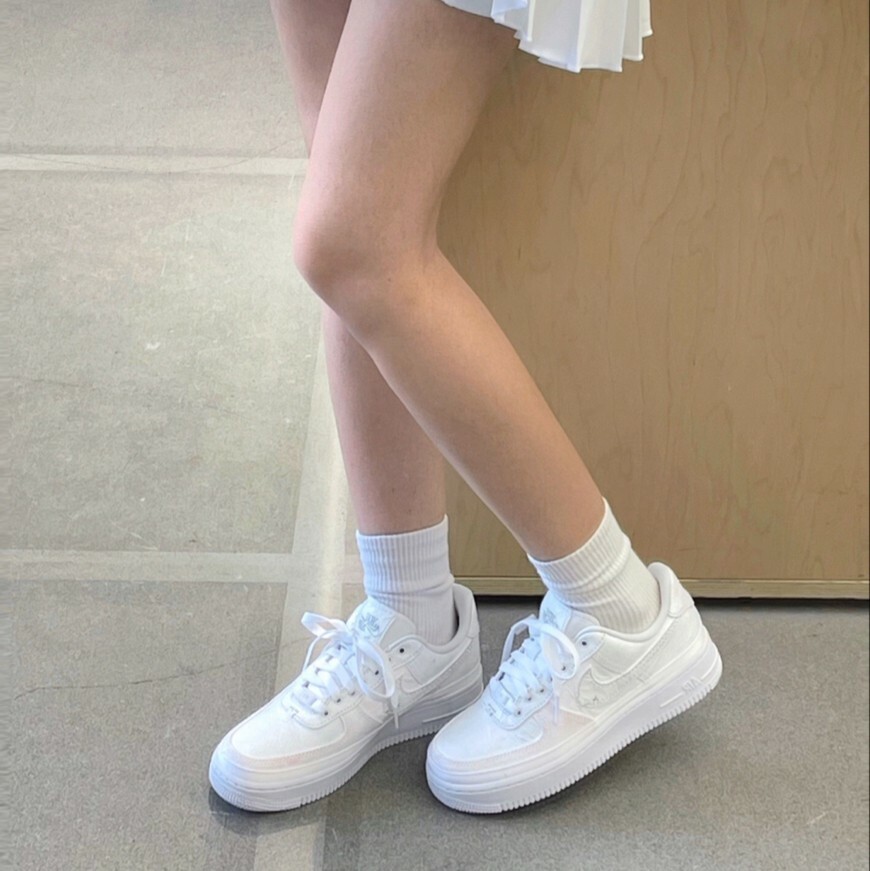 Nike Air Force 1 Low LX Reveal 撕撕樂 女鞋 AF1 全白 彩色