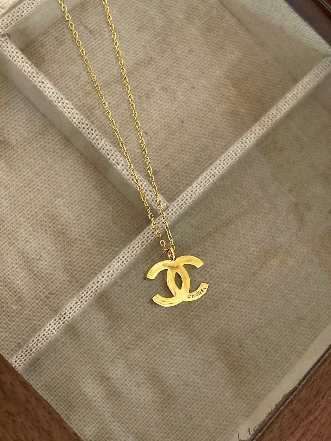 🇰🇷Chanel Logo necklace - N02