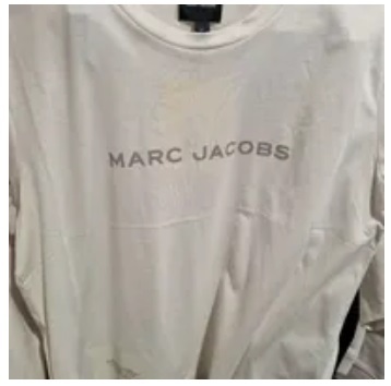 [S] MARC JACOBS THE LOGO PRINT COTTON T-SHIRT,CHALK, C631C07PF21-199 [FINAL SALE] (SMJ184)