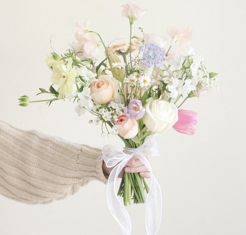 Wedding bouquet -碎花型草系捧花