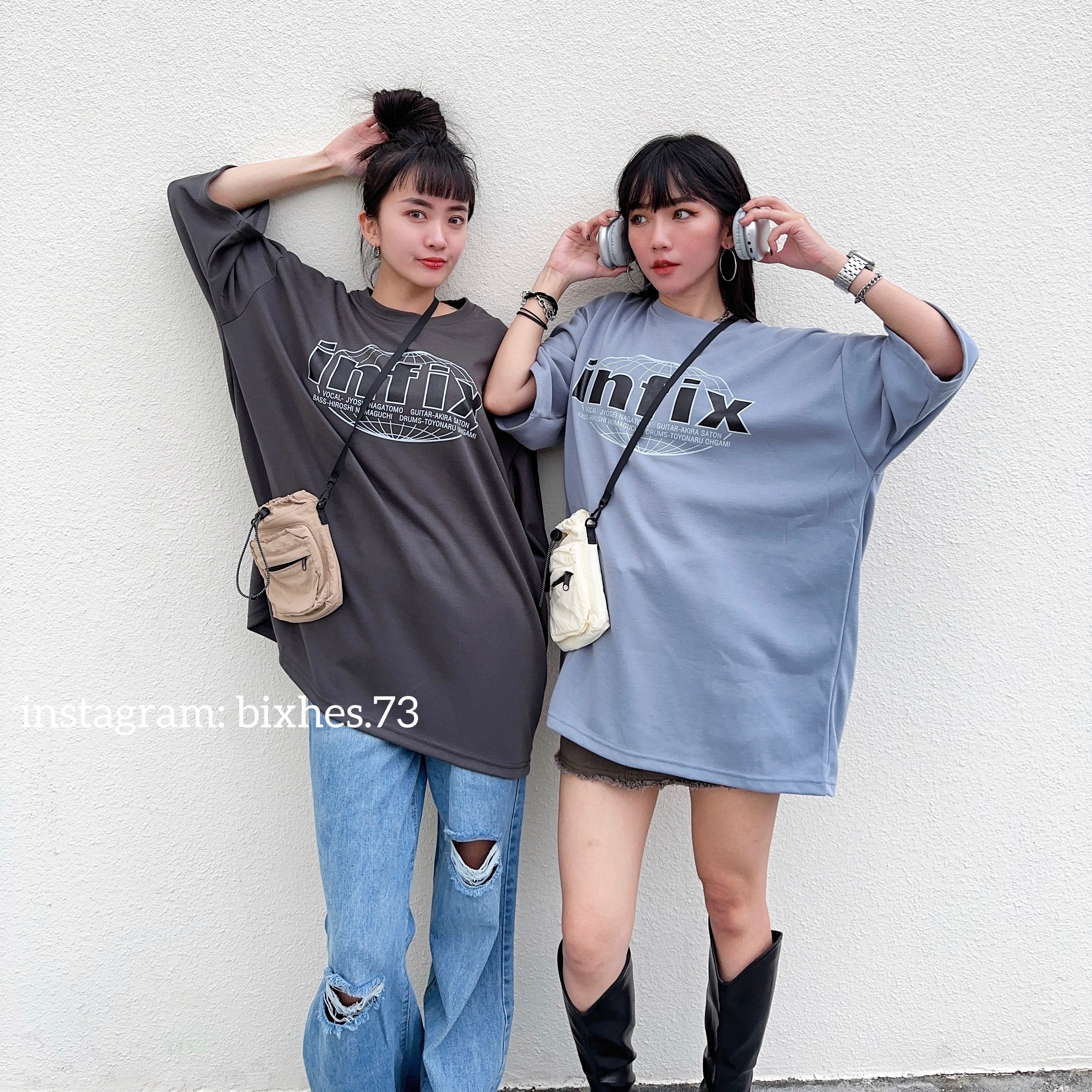 INFIX寬鬆短T(A00048)