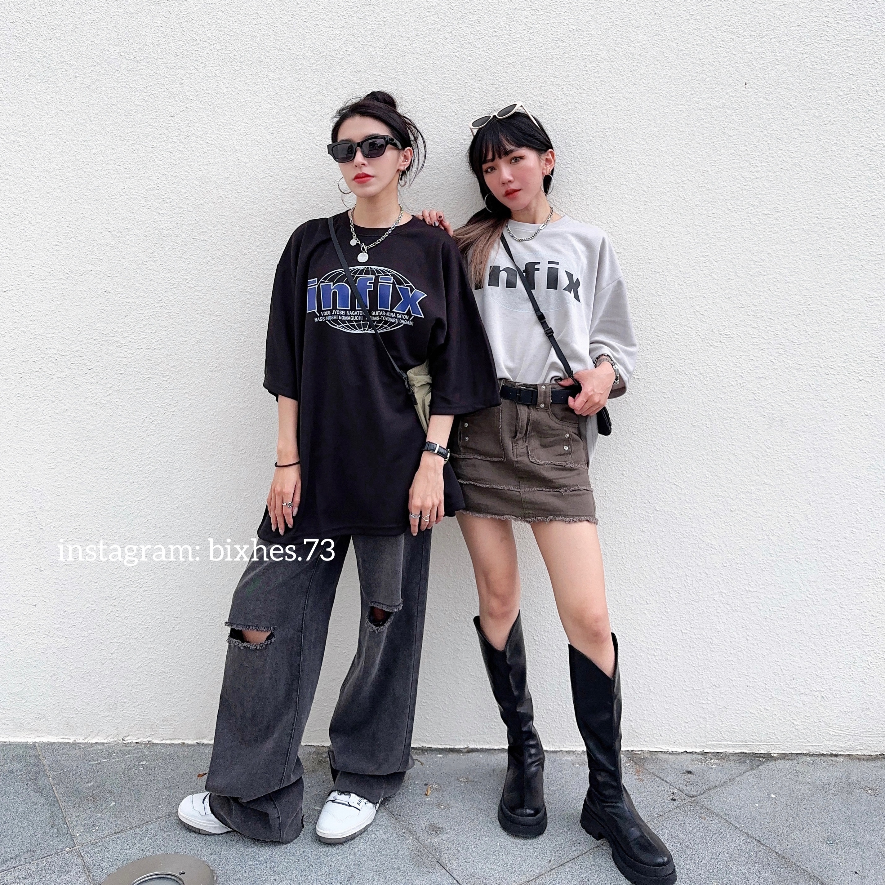 INFIX寬鬆短T(A00048)