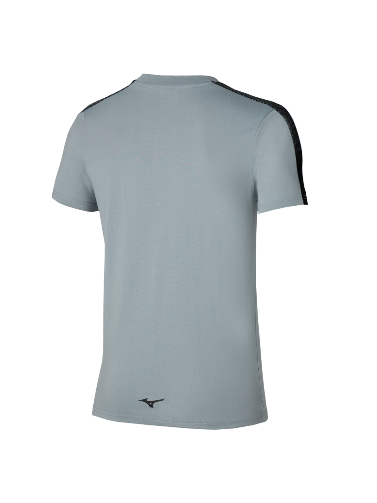 MIZUNO RELEASE TAPE TEE 男裝運動衫 灰藍色