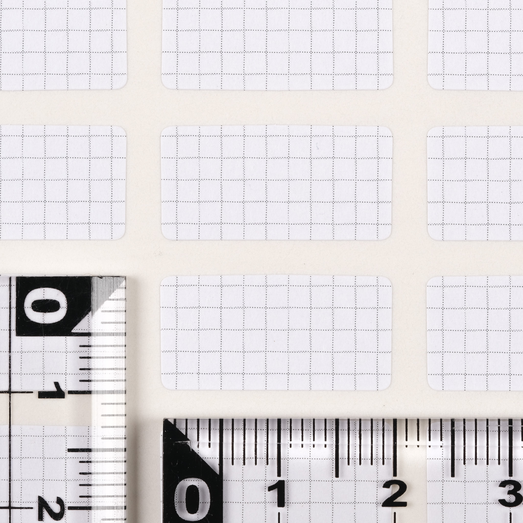 方眼格線標籤貼紙包 ｜一分之一工作室 台灣
