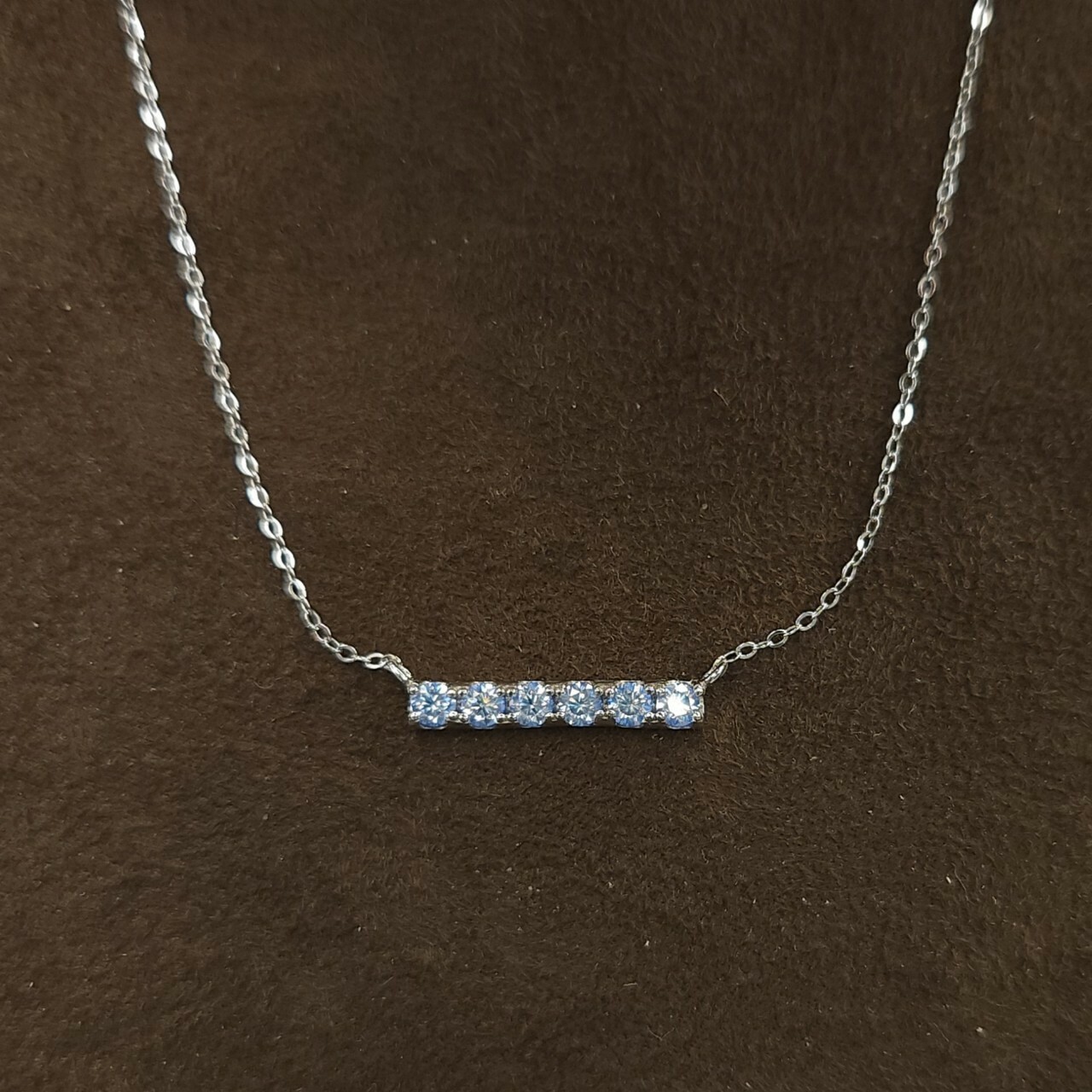 925銀項鍊 莫桑鑽項鍊