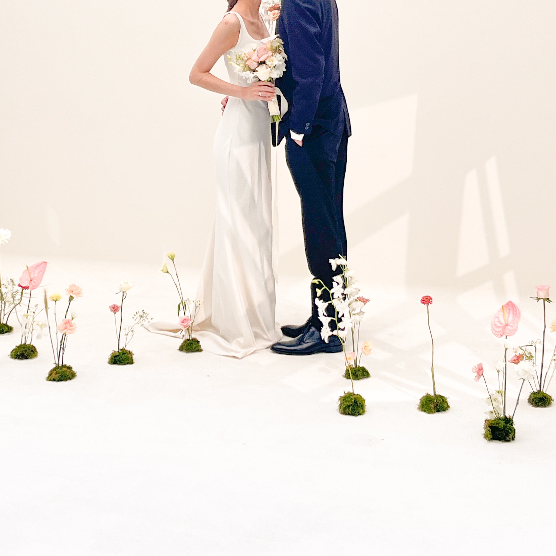 Space Deco -棚拍小島地上花佈置