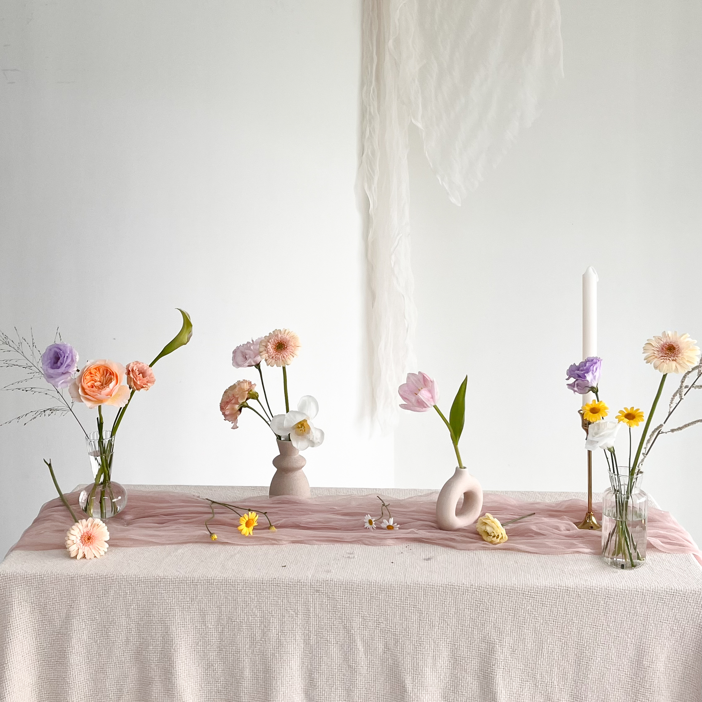 Space Deco -棚拍桌上花藝佈置