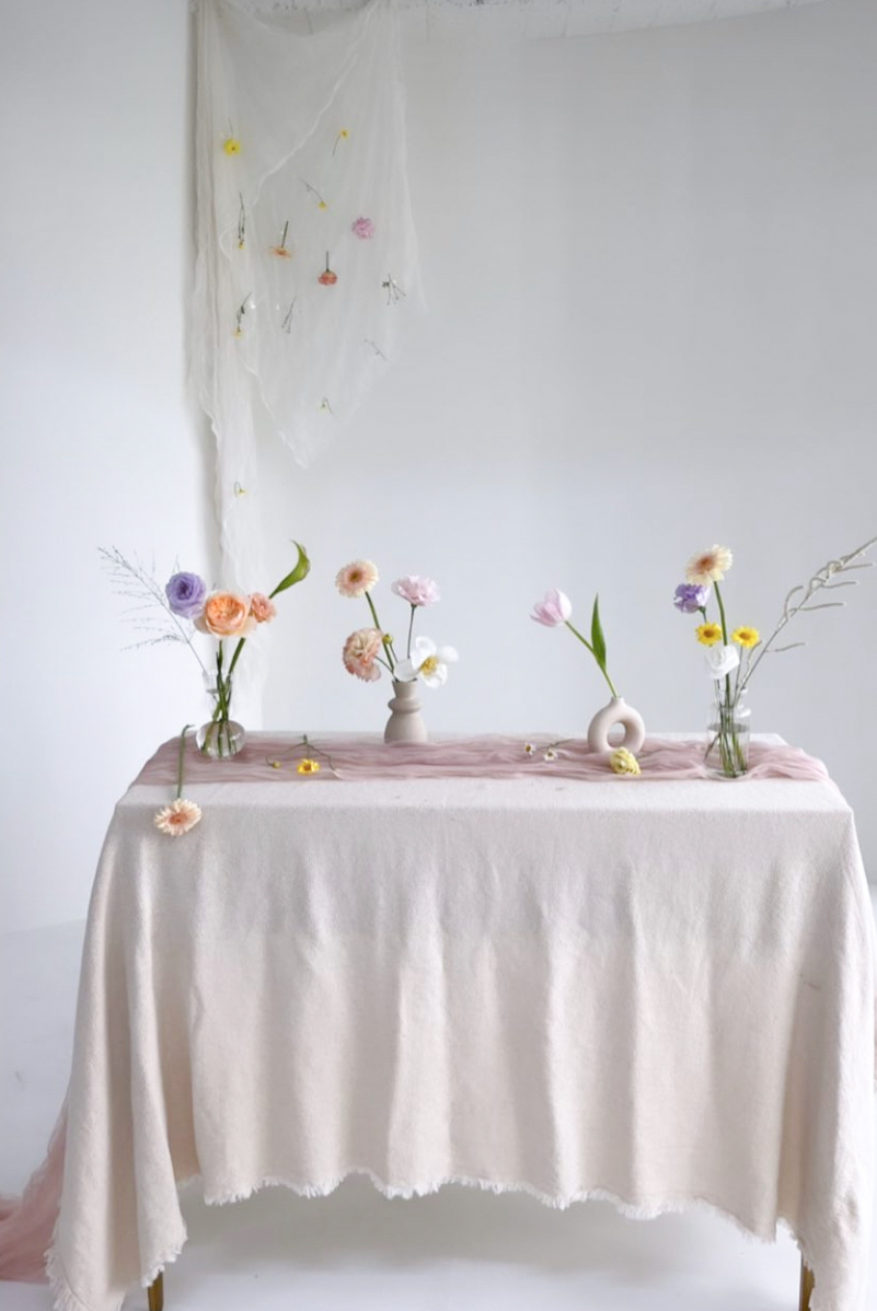 Space Deco -棚拍桌上花藝佈置