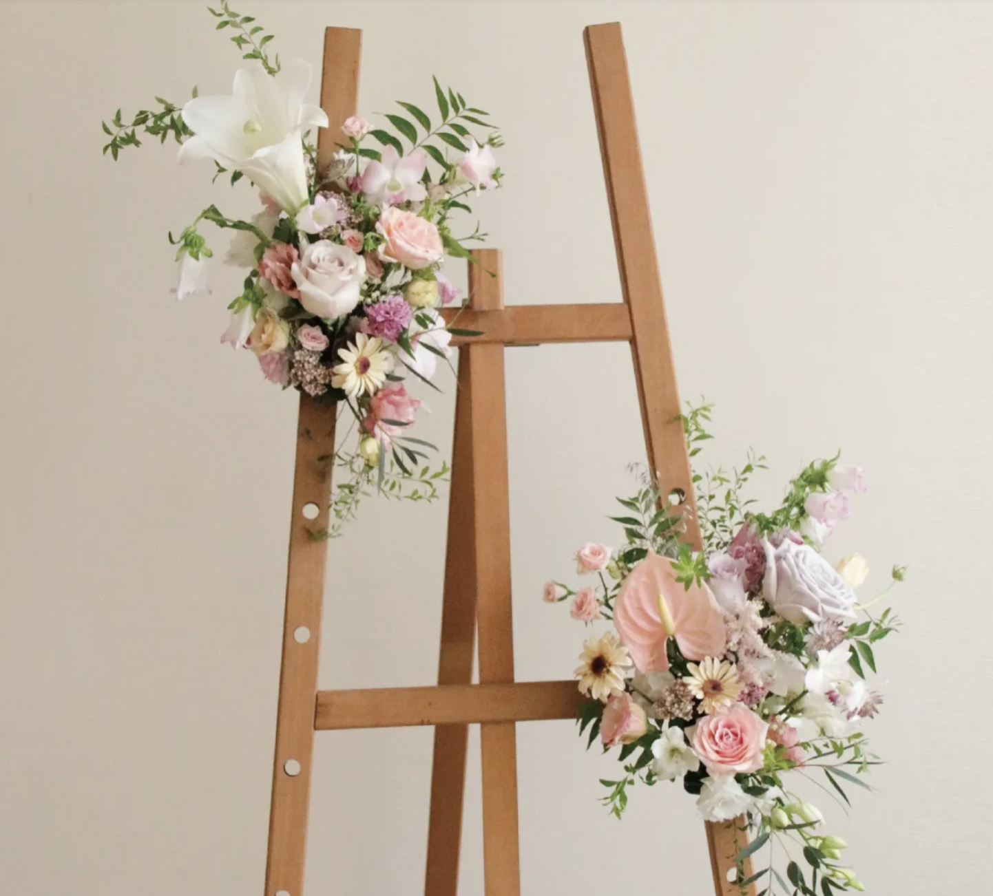 Wedding Deco -迎賓畫架花藝佈置