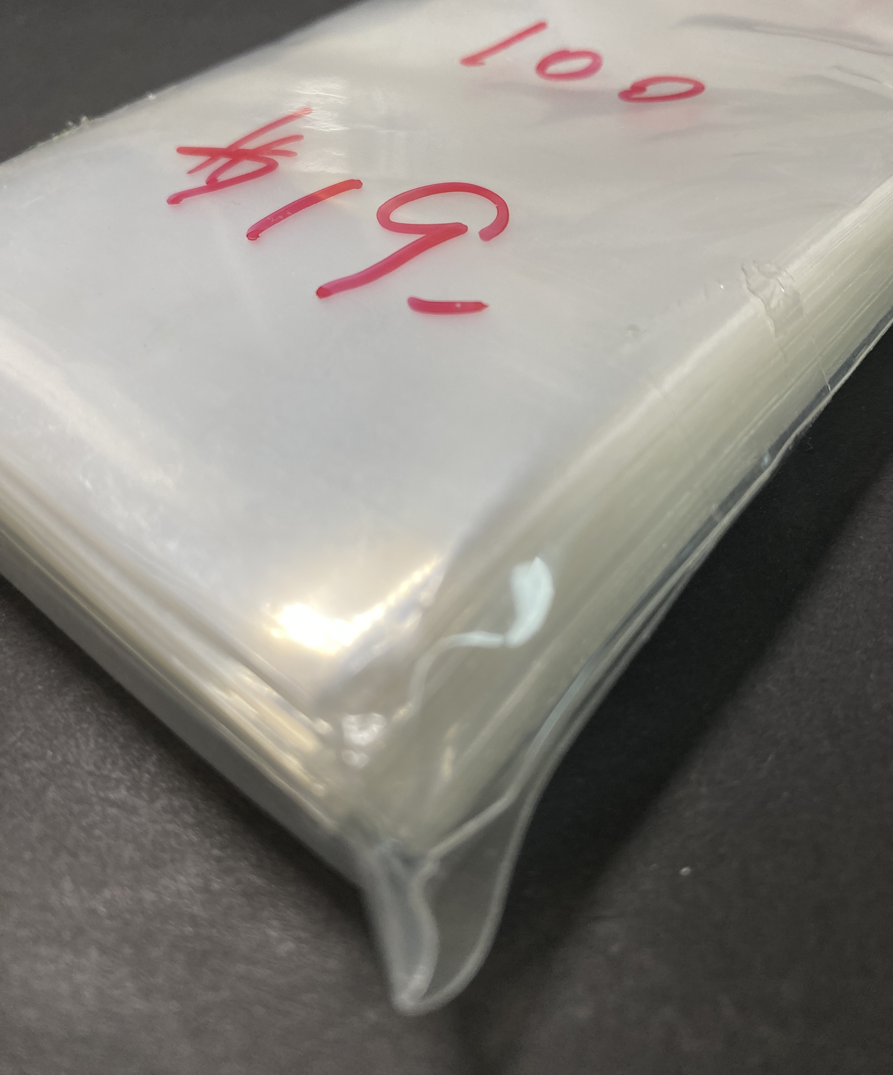 Banknotes Plastic Bag Size A (3 inches x 7 inches) 100 pieces