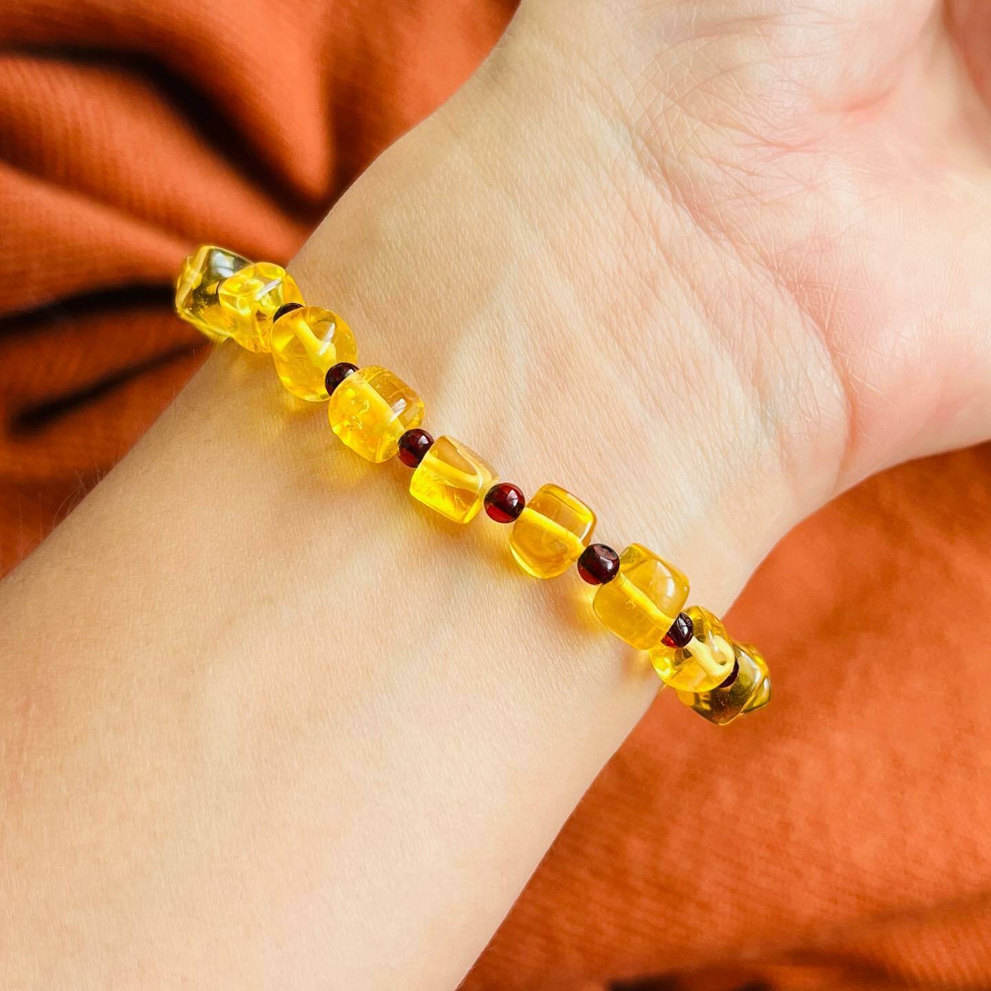 [原石] 波羅的海琥珀手串