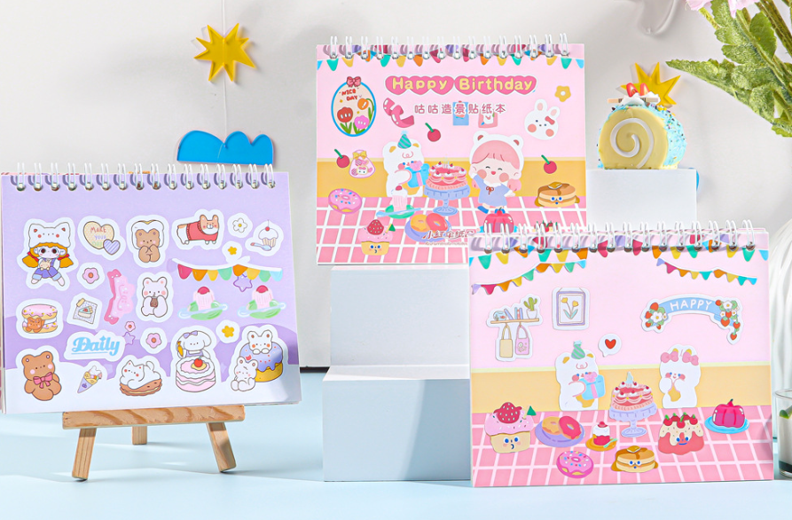 Happy Birthday咕咕造景贴纸本