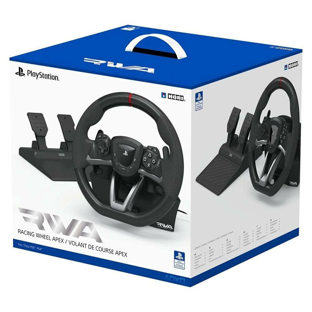 PS5/ PS4/ PC 三用HORI RWA Racing Wheel 賽車方向盤軚盤+ 腳踏套裝