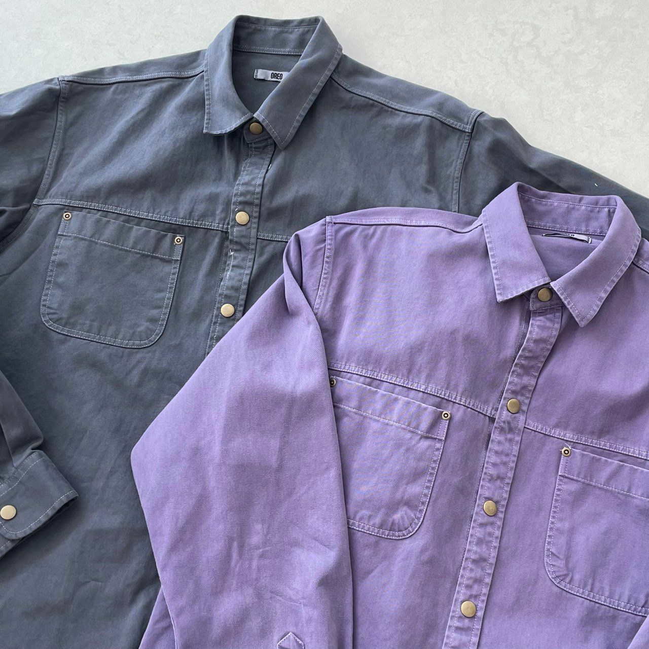 淨色長袖恤衫 OREO-015S