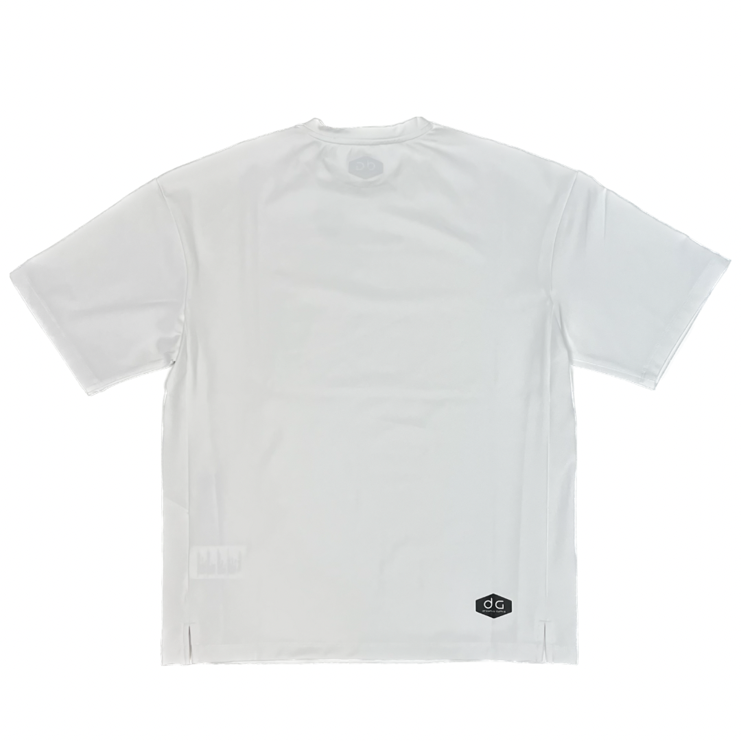 機能側內袋Oversize Tee(白色)