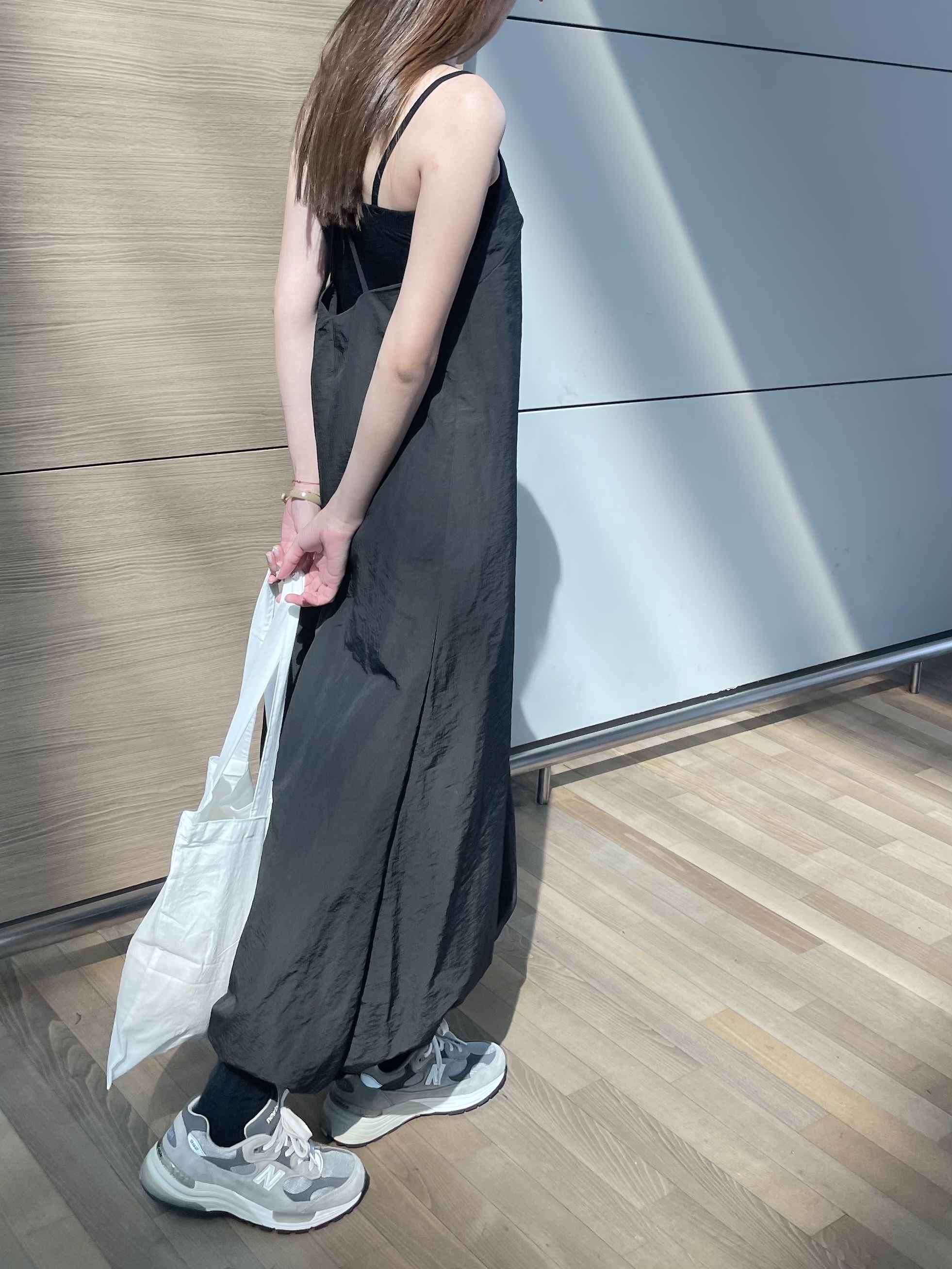 #228N12 可鹽可甜的，涼爽燈籠擺長裙