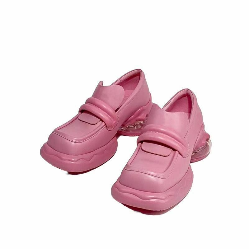 0916 - 設計款小皮鞋（內襯豬皮，外牛皮）（粉紅色39碼）（需門店自取否則不退不換）