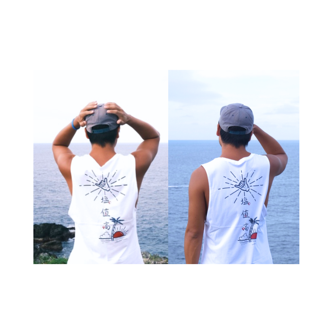 ※SEA BOY 長版背心『海線男子塩值高』