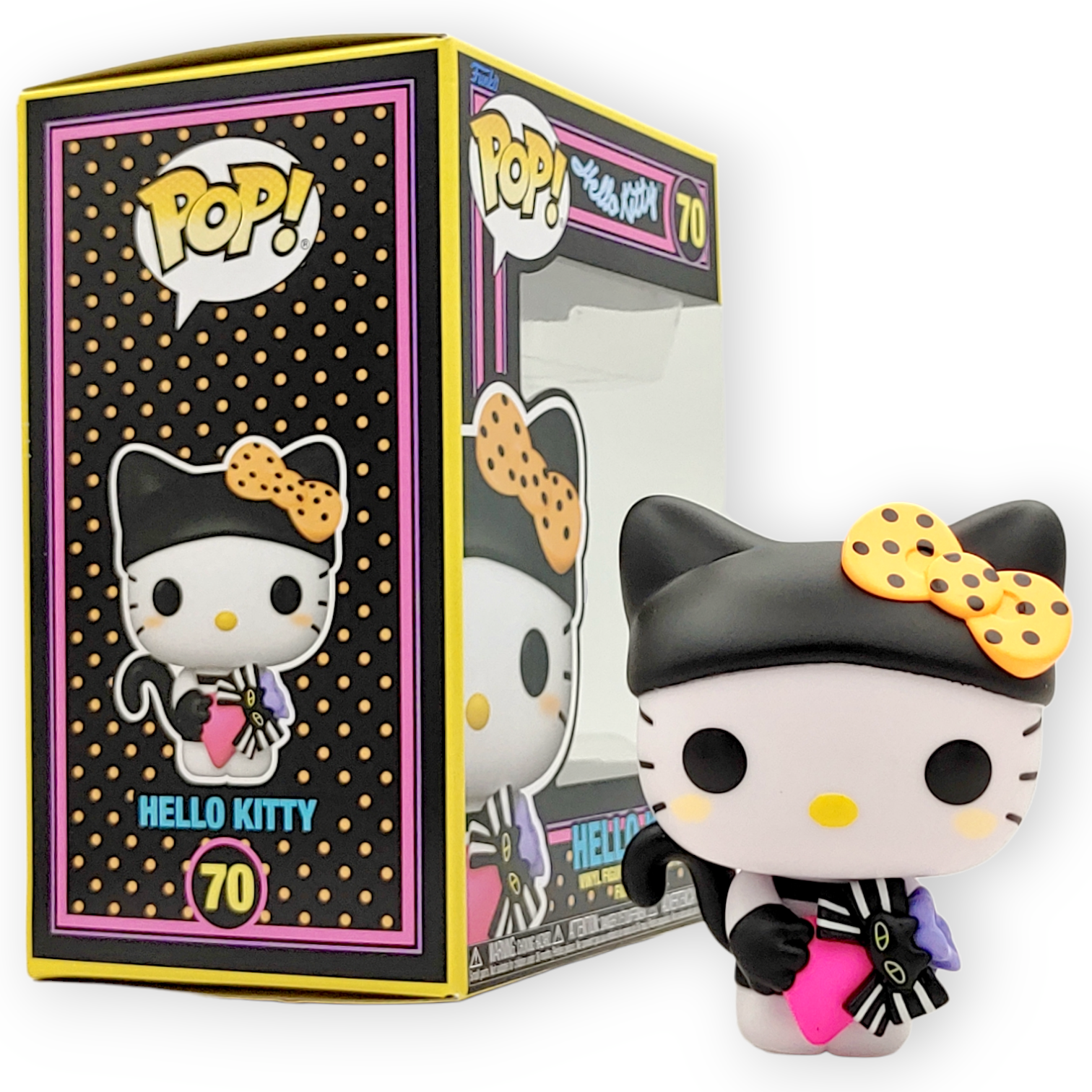 FUNKO POP<Sanrio Halloween>Hello Kitty(Blacklight版)-No.70