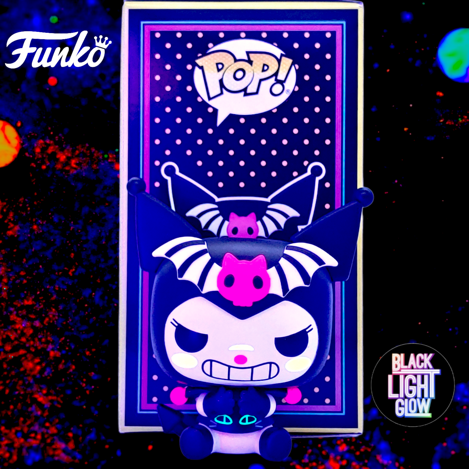 FUNKO POP<Sanrio Halloween>Kuromi(Blacklight版)-No.71