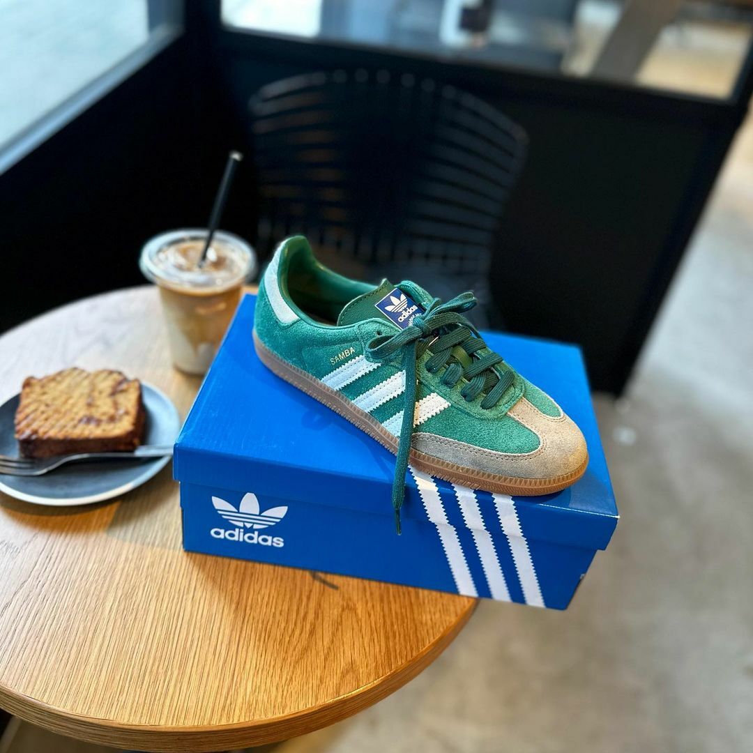 Adidas Originals Samba OG 森林綠 孔雀綠 咖啡牛奶 白灰 奶油 德訓鞋 男女尺寸 ID2054 ID2047