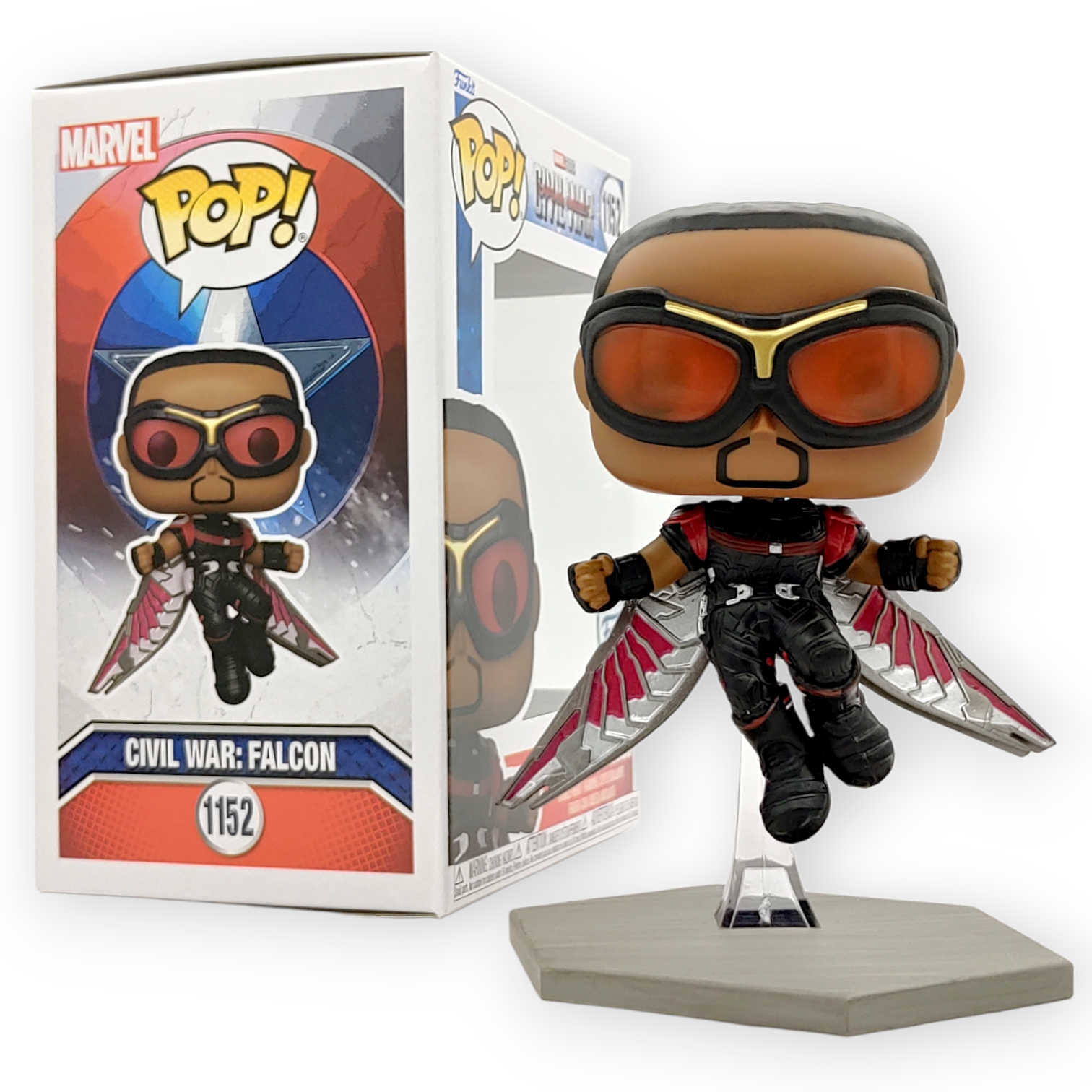 FUNKO POP<美國隊長3-英雄內戰12公仔套裝>飛隼-NO.1152