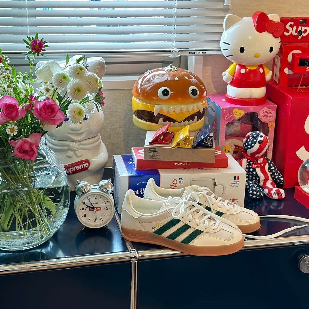 Adidas Originals Gazelle Indoor 孔雀綠 復古綠 米白 奶油白 焦糖底 復古鞋 ID2567