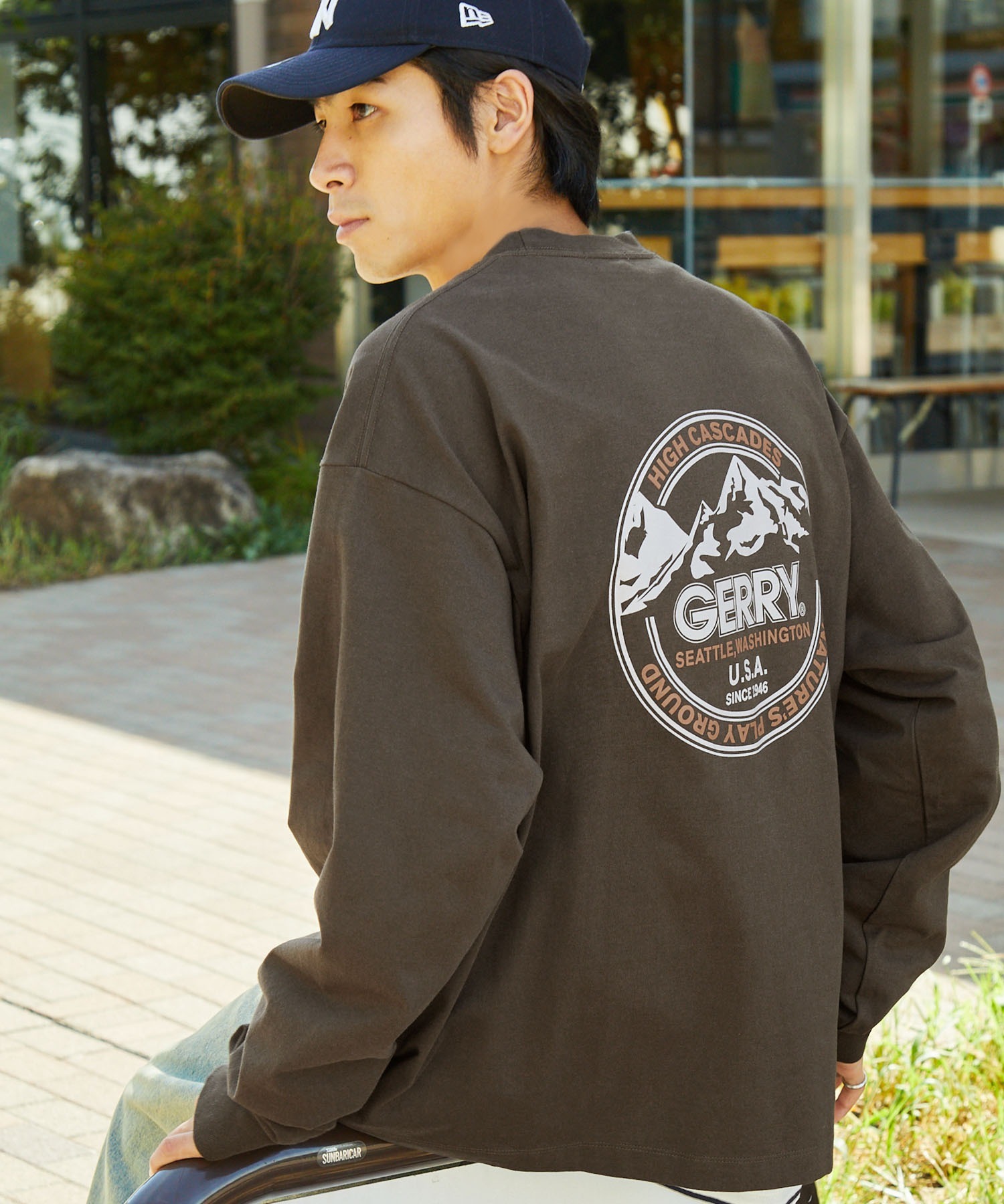 日版 Gerry 別注 Back Print L/S T-Shirt [LS321]