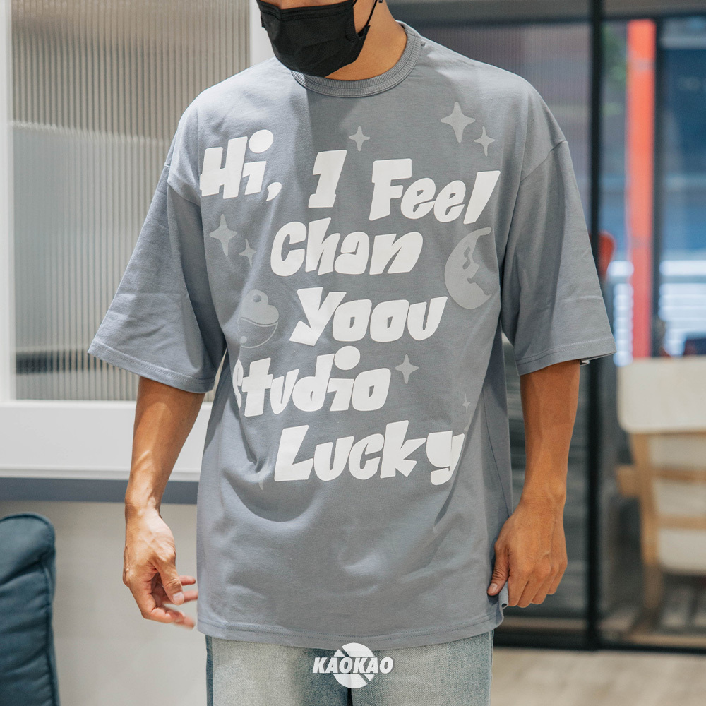 CHAN YOOU STUDIO 大圖印刷 印刷T 圖T 寬鬆T