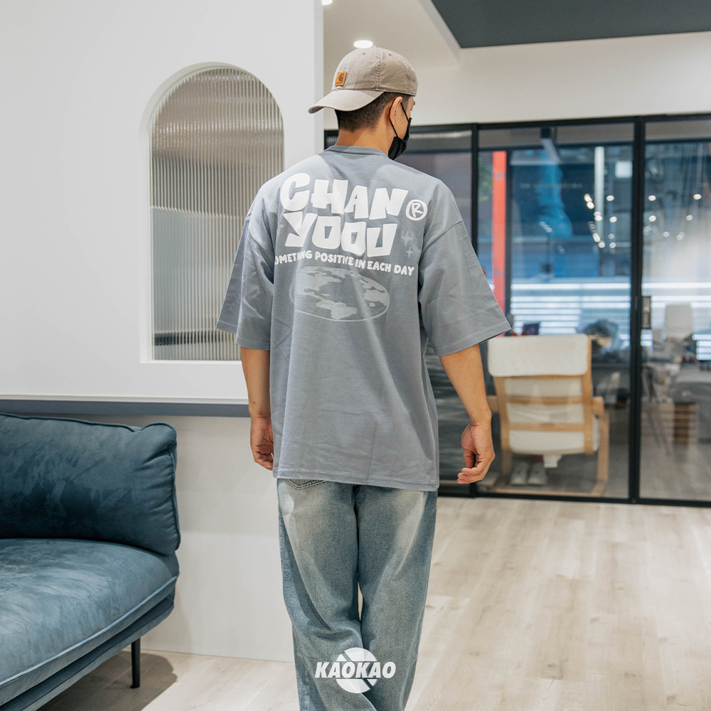 CHAN YOOU STUDIO 大圖印刷 印刷T 圖T 寬鬆T