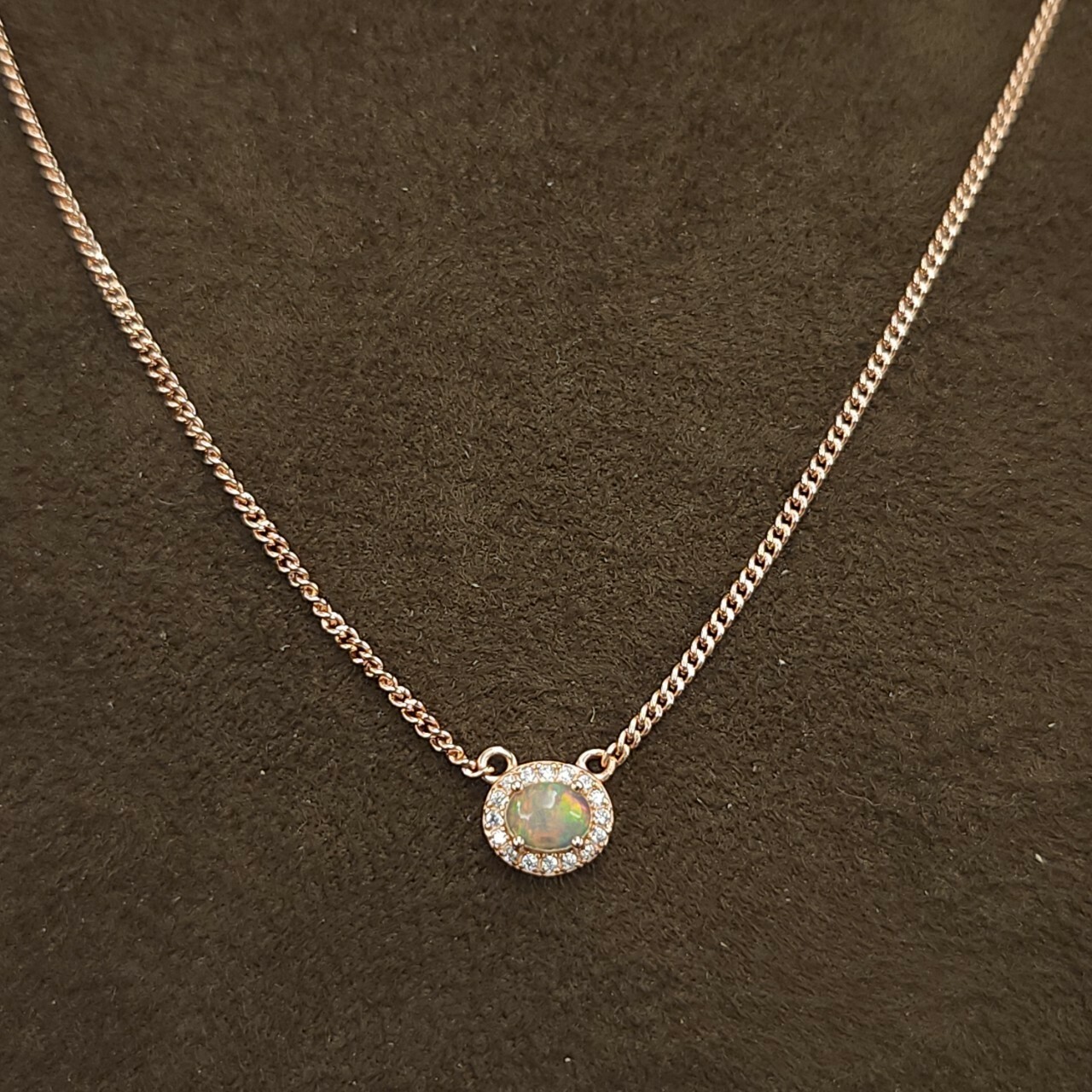 925銀項鍊 超美蛋白石項鍊