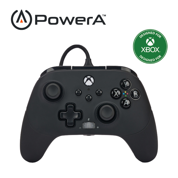 【出清特惠】【PowerA】|XBOX 官方授權|菁英款有線遊戲手把(XBGP0062-01) - 黑色