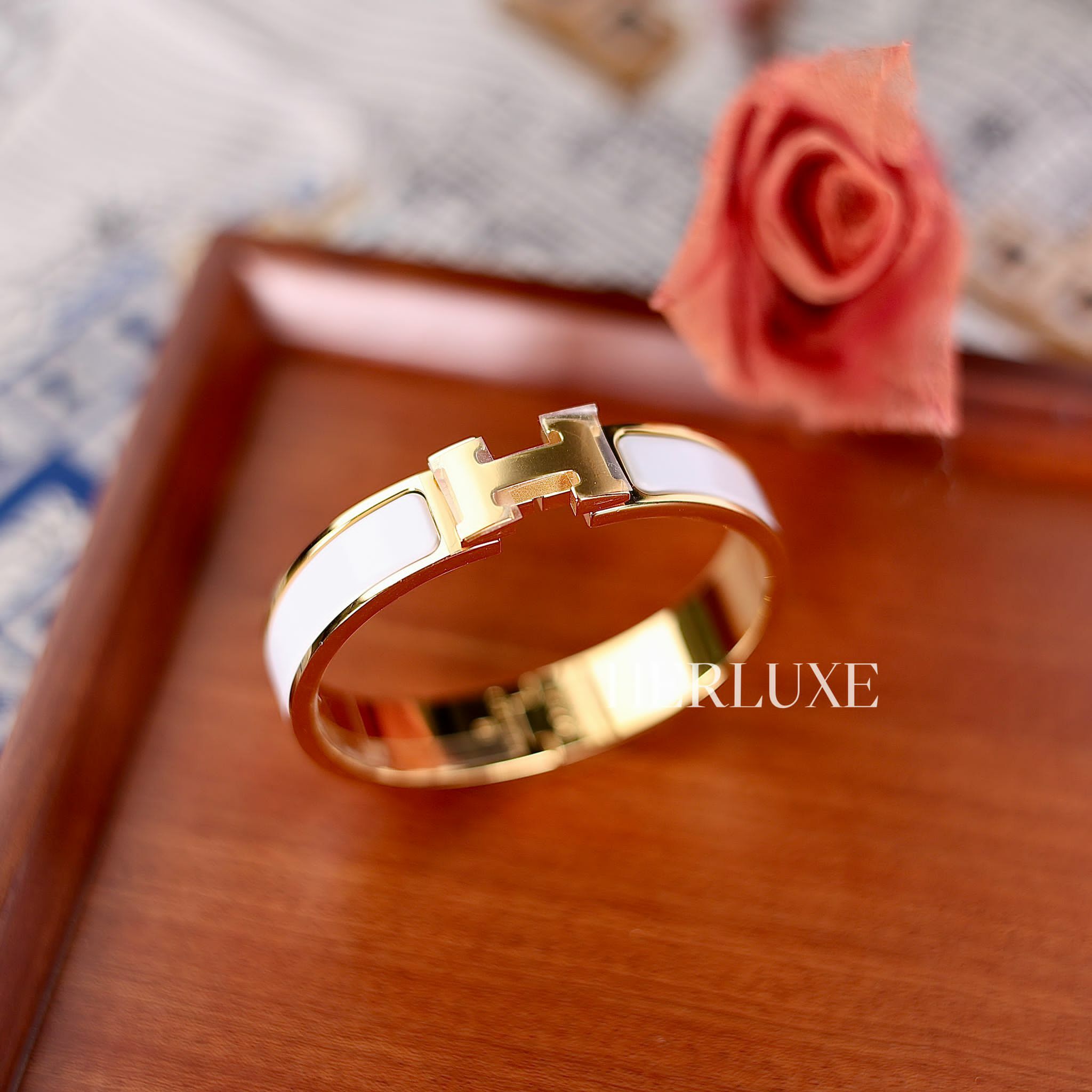 Clic H bracelet pm 01 blanc CC