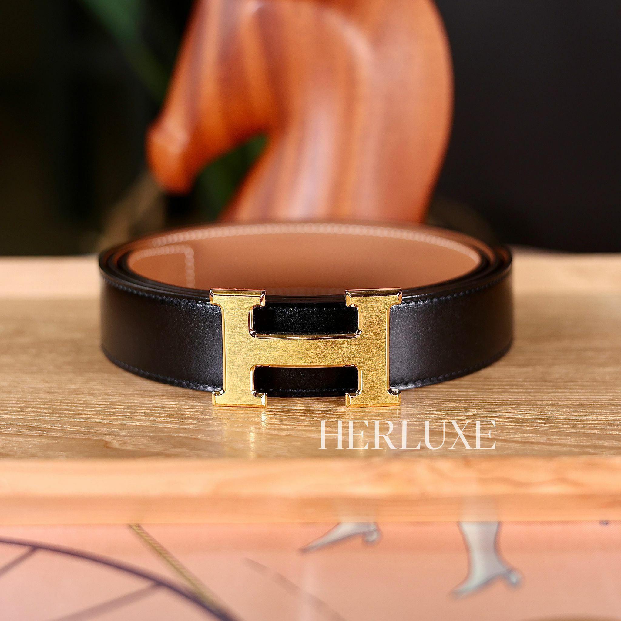 H belt 32mm CM (可選擇皮帶顏色及長度)