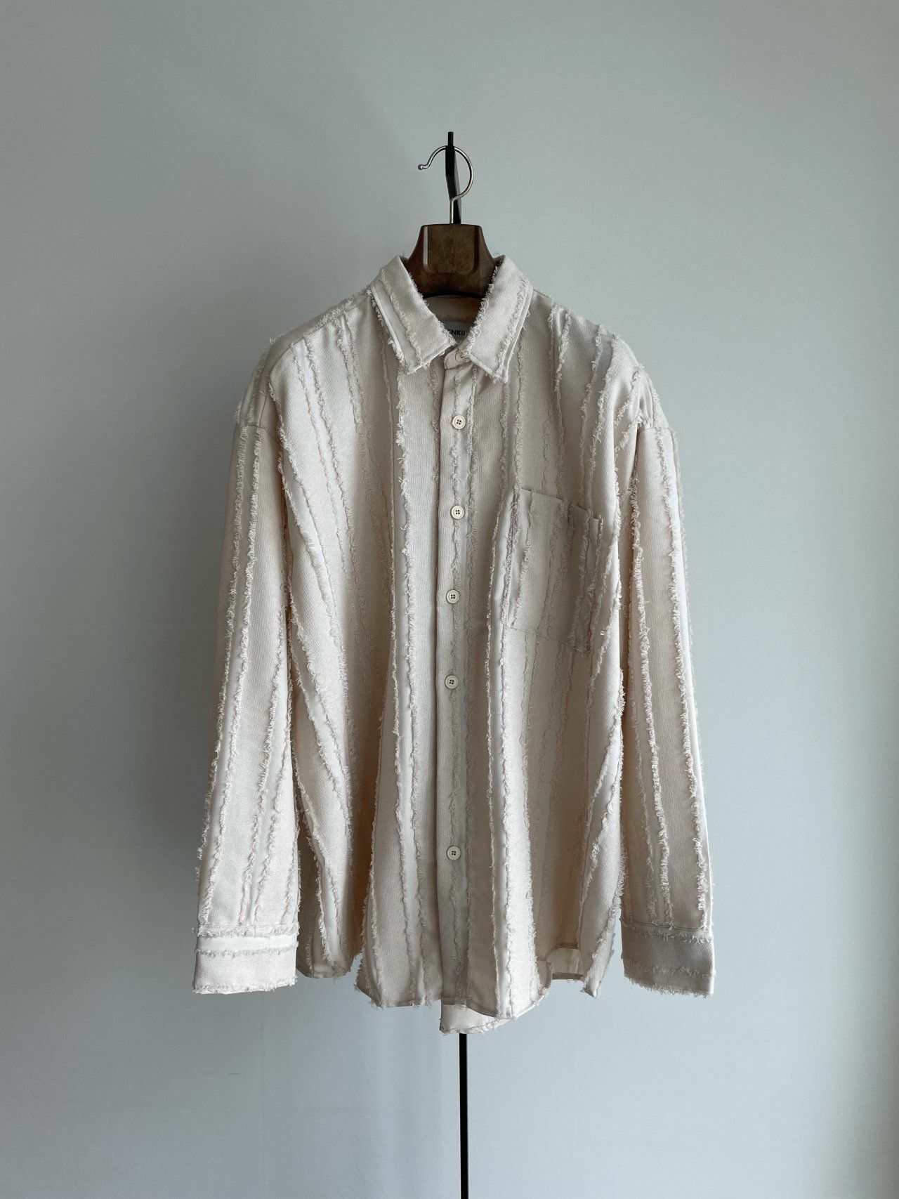 淨色破邊長袖恤衫 MALENKII-019JK