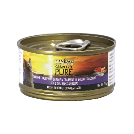 Canidae - 無穀主食罐 沙丁魚與蝦仁與蟹肉 Sardine, Shrimp and Crab in Shrimp Consomme 70g