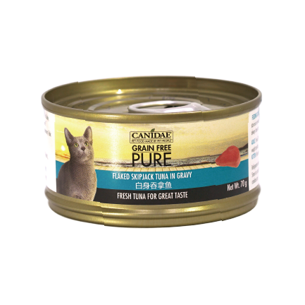 [斷貨中] Canidae - 無穀主食罐 白身吞拿魚 Flaked Skipjack Tuna in Gravy 70g