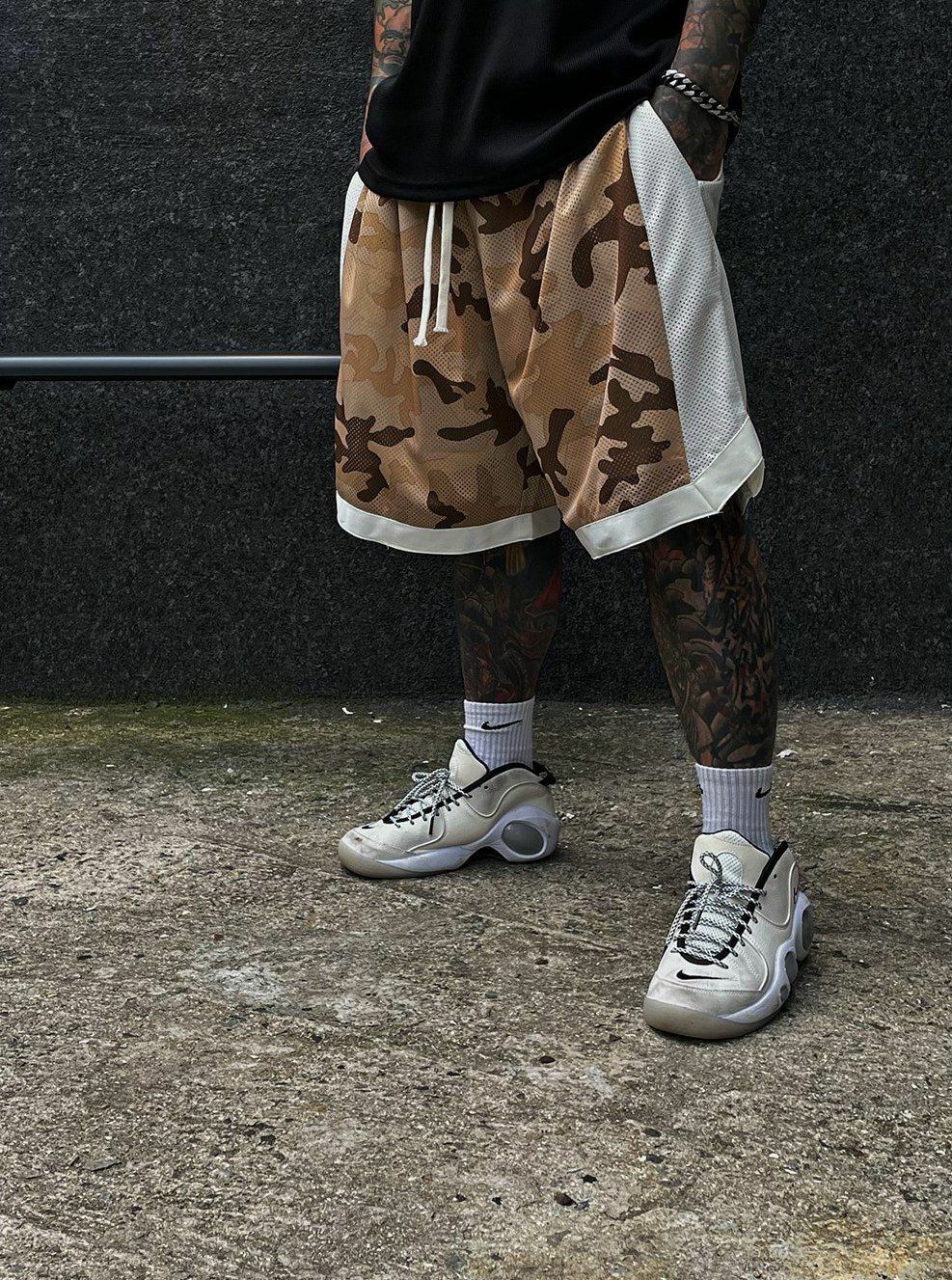 拼迷彩布短褲 DOVER-011P