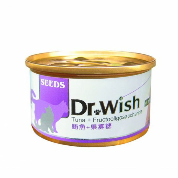 Seeds - Dr Wish 營養Mousse 鮪魚+果寡糖 Tuna+ Fructooligosaccharide (紫) 85g