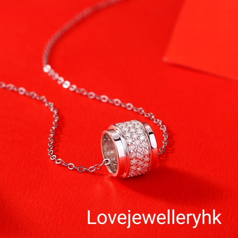 圓轆莫桑鑽吊墜   P069C006