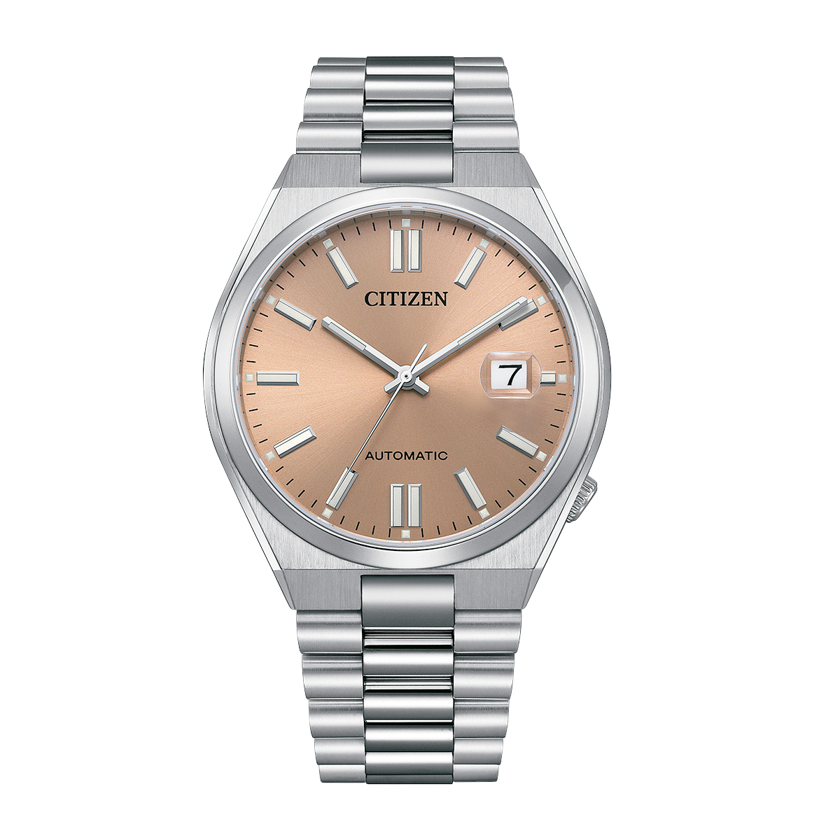 CITIZEN x Pantone 限量版 NJ0158-89Y 40mm 沙色 自動機械  鋼帶手錶