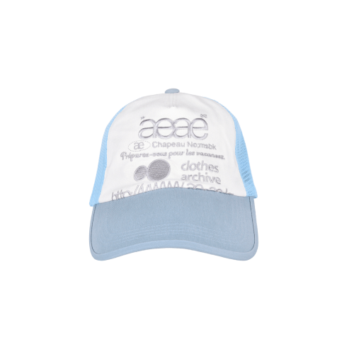 AEAE WEB LOGO MESH CAP - [SKYBLUE]
