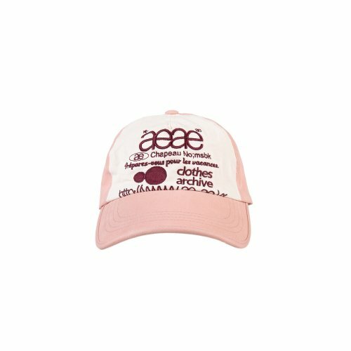 AEAE Web Logo 5pannel Cap [Pink/Bugundy]