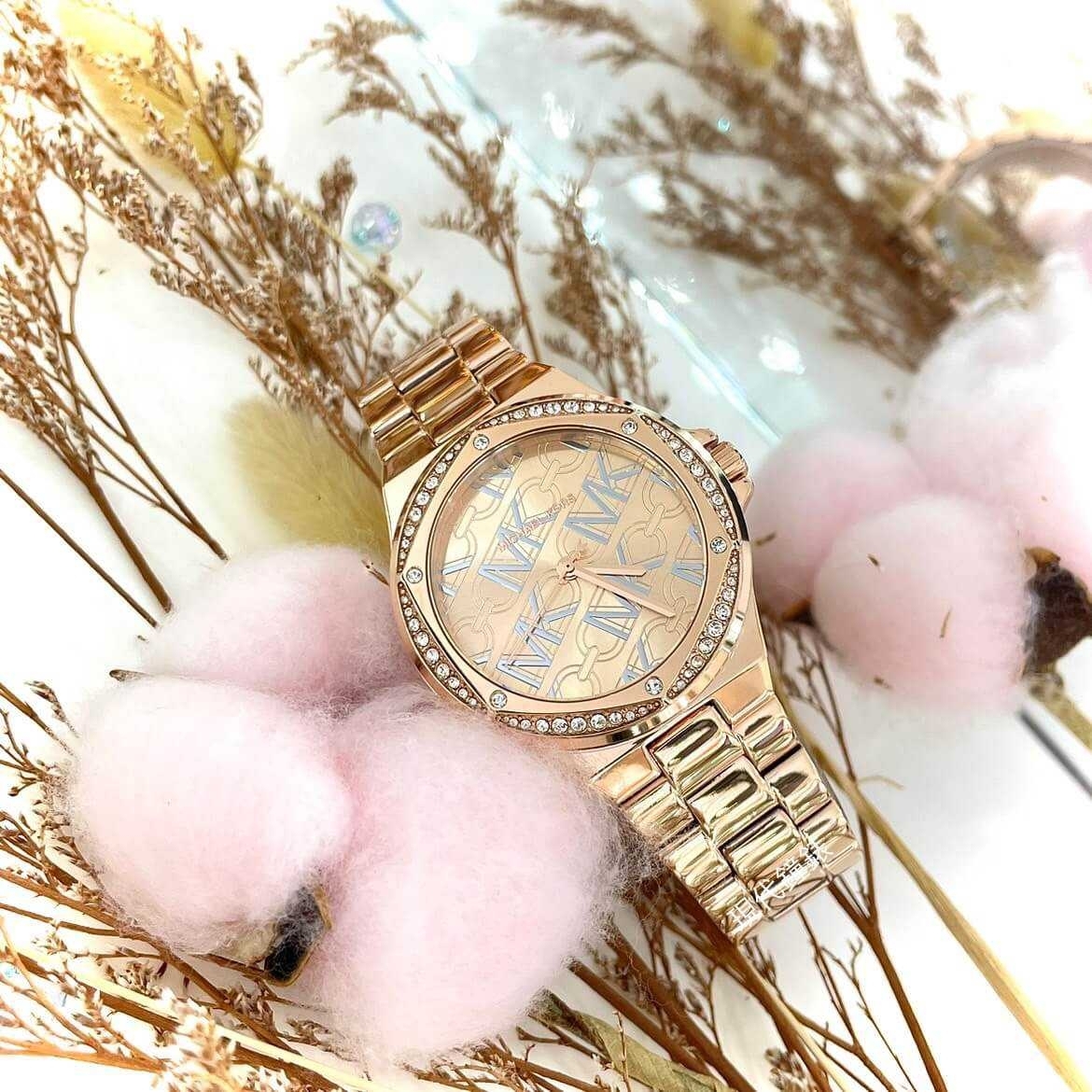 【MICHAEL KORS】Lennox 甜美氣質LOGO女錶 MK7405 37mm 現代鐘錶